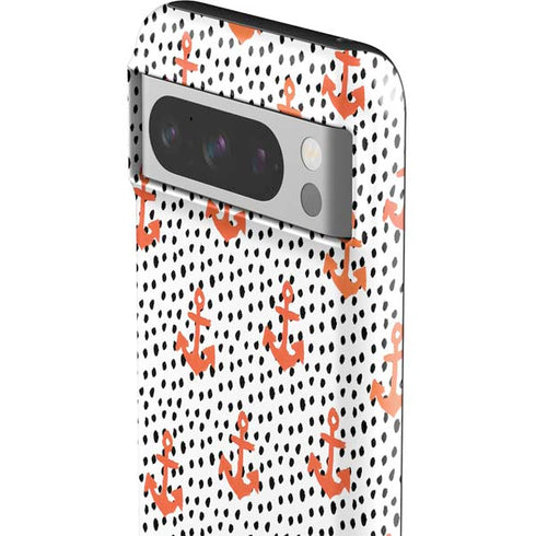 Bouffants and Broken Hearts Anchors and Dots Google Pixel 8 Pro Impact Case