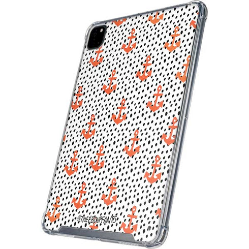 Bouffants and Broken Hearts Anchors and Dots iPad Pro 12.9in (2020) Clear Case