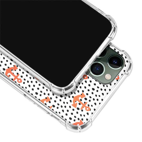 Bouffants and Broken Hearts Anchors and Dots iPhone 11 Pro Max Clear Case