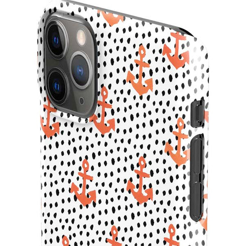Bouffants and Broken Hearts Anchors and Dots iPhone 11 Pro Max Lite Case