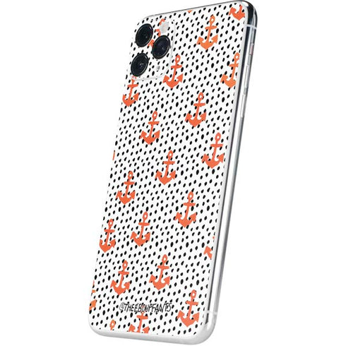 Bouffants and Broken Hearts Anchors and Dots iPhone 11 Pro Max Skin
