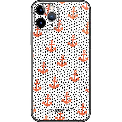 Bouffants and Broken Hearts Anchors and Dots iPhone 11 Pro Skin