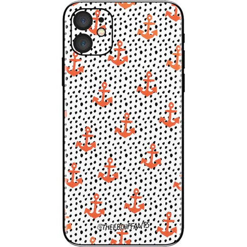 Bouffants and Broken Hearts Anchors and Dots iPhone 11 Skin