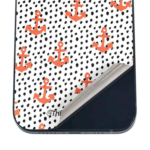 Bouffants and Broken Hearts Anchors and Dots iPhone 12 Mini Skin