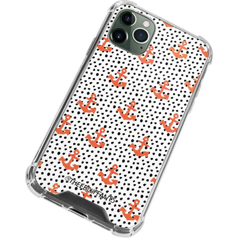 Bouffants and Broken Hearts Anchors and Dots iPhone 12 Pro Clear Case