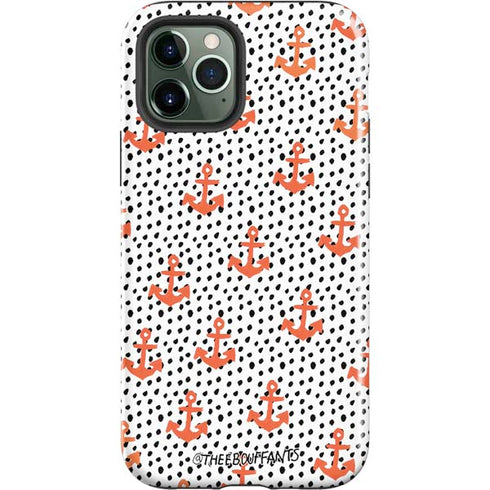 Bouffants and Broken Hearts Anchors and Dots iPhone 12 Pro Impact Case