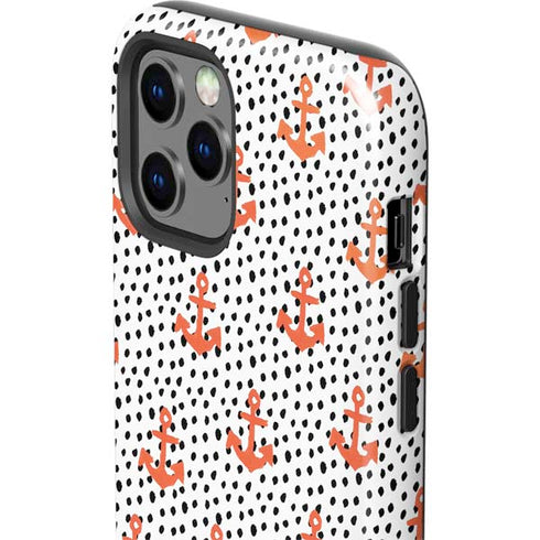 Bouffants and Broken Hearts Anchors and Dots iPhone 12 Pro Impact Case