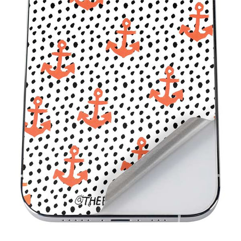 Bouffants and Broken Hearts Anchors and Dots iPhone 12 Pro Skin