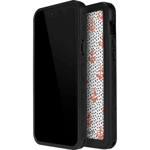 Bouffants and Broken Hearts Anchors and Dots iPhone 12 Pro Waterproof Case