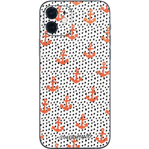 Bouffants and Broken Hearts Anchors and Dots iPhone 12 Skin