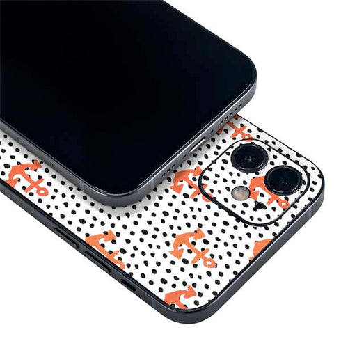 Bouffants and Broken Hearts Anchors and Dots iPhone 12 Skin