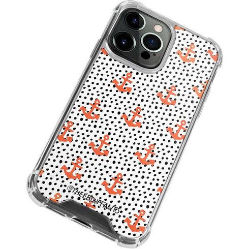 Bouffants and Broken Hearts Anchors and Dots iPhone 13 Pro Clear Case