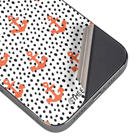 Bouffants and Broken Hearts Anchors and Dots iPhone 13 Pro Max Skin