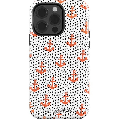 Bouffants and Broken Hearts Anchors and Dots iPhone 14 Pro Impact Case