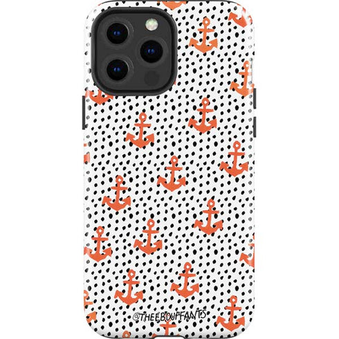 Bouffants and Broken Hearts Anchors and Dots iPhone 15 Pro Max Impact Case