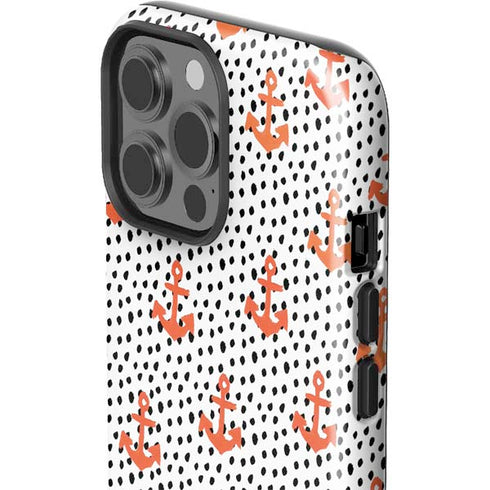 Bouffants and Broken Hearts Anchors and Dots iPhone 15 Pro Max Impact Case