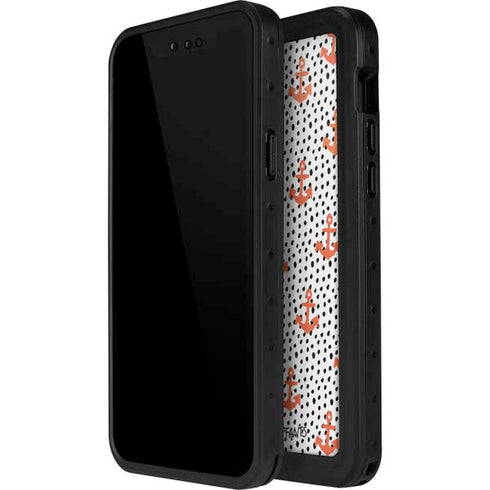 Bouffants and Broken Hearts Anchors and Dots iPhone 14 Pro Max Waterproof Case