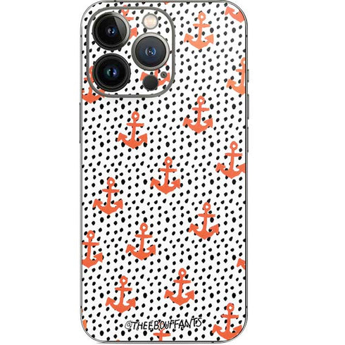 Bouffants and Broken Hearts Anchors and Dots iPhone 14 Pro Skin