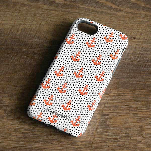 Bouffants and Broken Hearts Anchors and Dots iPhone 7 Pro Case