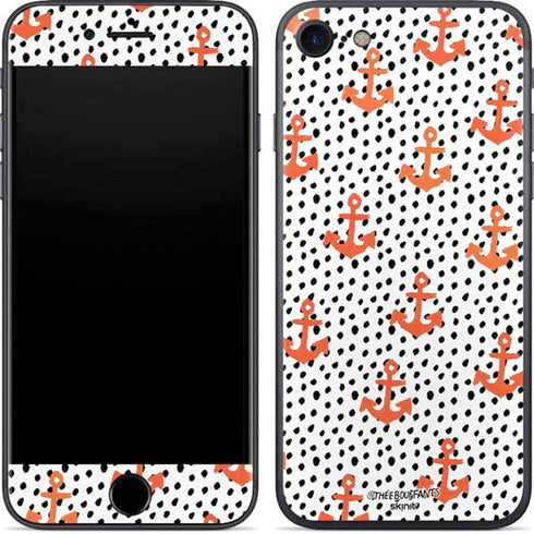 Bouffants and Broken Hearts Anchors and Dots iPhone 8 Skin