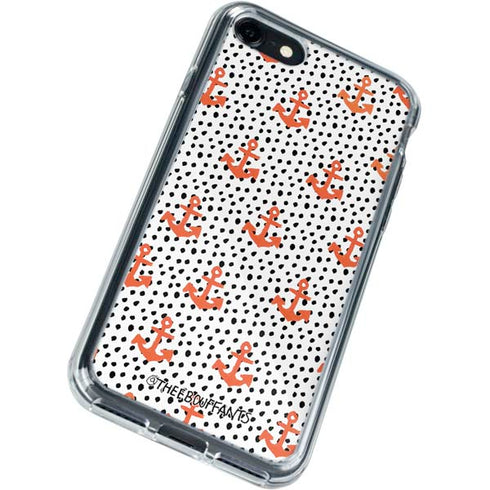 Bouffants and Broken Hearts Anchors and Dots iPhone SE (2nd & 3rd Gen) Clear Case