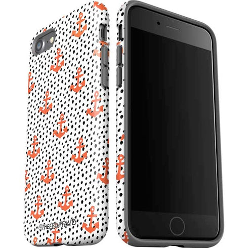 Bouffants and Broken Hearts Anchors and Dots iPhone SE (2nd & 3rd Gen) Pro Case