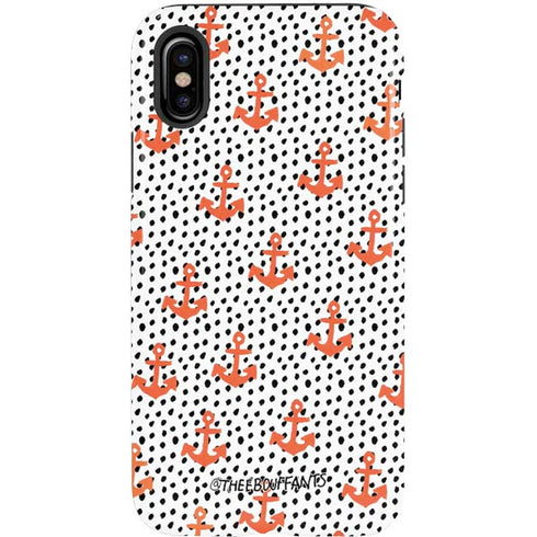 Bouffants and Broken Hearts Anchors and Dots iPhone X Pro Case