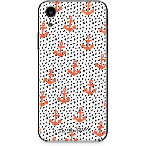 Bouffants and Broken Hearts Anchors and Dots iPhone XR Skin