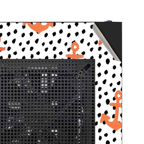 Bouffants and Broken Hearts Anchors and Dots NZXT H510 Compact ATX Mid-Tower Case Skin