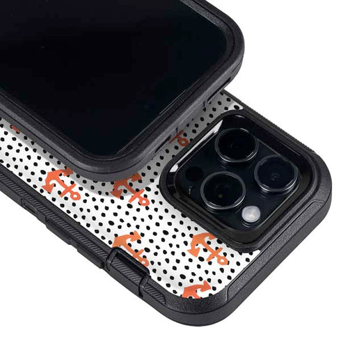 Bouffants and Broken Hearts Anchors and Dots Otterbox Defender iPhone Skin