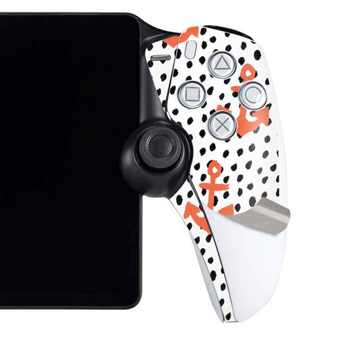 Bouffants and Broken Hearts Anchors and Dots PlayStation Portal Remote Player Skin
