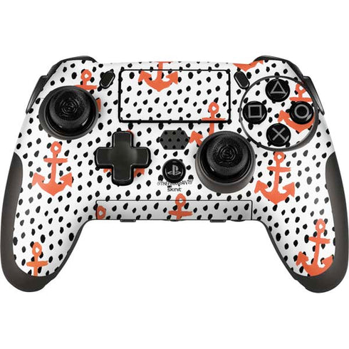 Bouffants and Broken Hearts Anchors and Dots PlayStation Scuf Vantage 2 Controller Skin