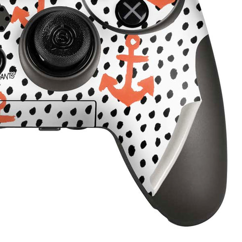 Bouffants and Broken Hearts Anchors and Dots PlayStation Scuf Vantage 2 Controller Skin