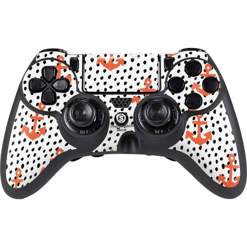 Bouffants and Broken Hearts Anchors and Dots PS4/PC SCUF Impact Controller Skin