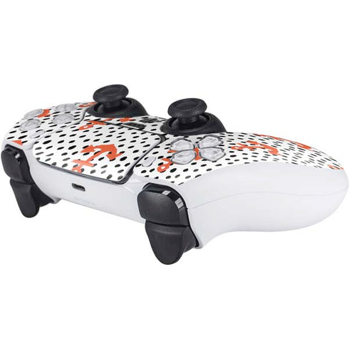 Bouffants and Broken Hearts Anchors and Dots PS5 Controller Skin