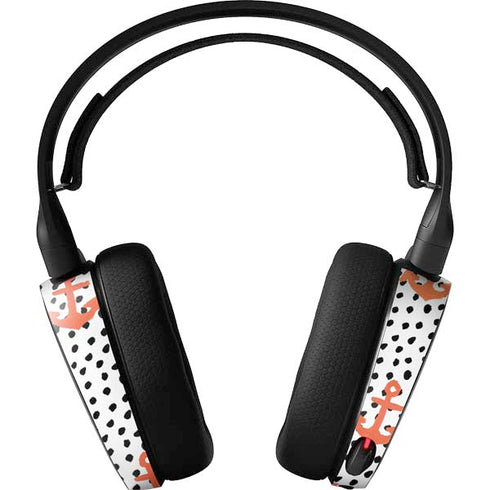 Bouffants and Broken Hearts Anchors and Dots SteelSeries Arctis 5 Skin