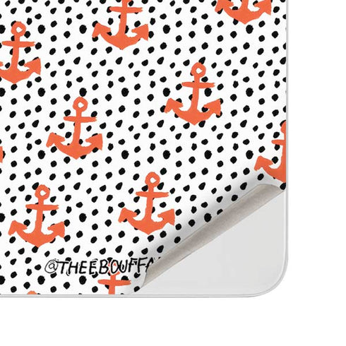 Bouffants and Broken Hearts Anchors and Dots Surface Duo Skin