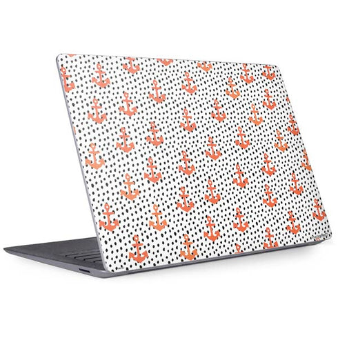 Bouffants and Broken Hearts Anchors and Dots Surface Laptop 3 13.5in Skin