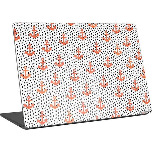 Bouffants and Broken Hearts Anchors and Dots Surface Laptop 4 15in Skin