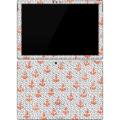 Bouffants and Broken Hearts Anchors and Dots Surface Pro 7 Skin