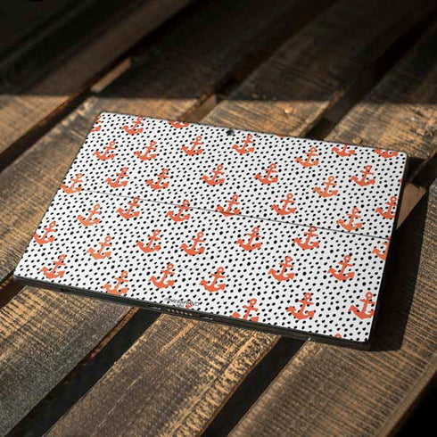 Bouffants and Broken Hearts Anchors and Dots Surface Pro 7 Skin