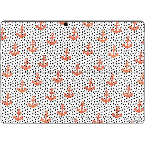 Bouffants and Broken Hearts Anchors and Dots Surface Pro 8 Skin