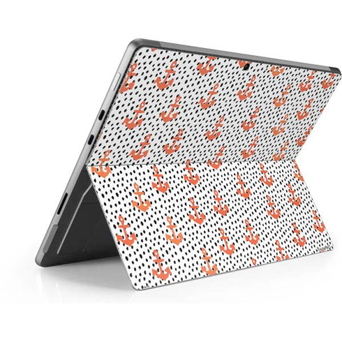Bouffants and Broken Hearts Anchors and Dots Surface Pro 8 Skin