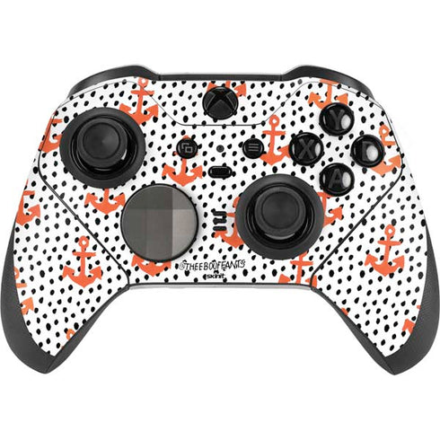 Bouffants and Broken Hearts Anchors and Dots Xbox Elite Wireless Controller Series 2 Skin