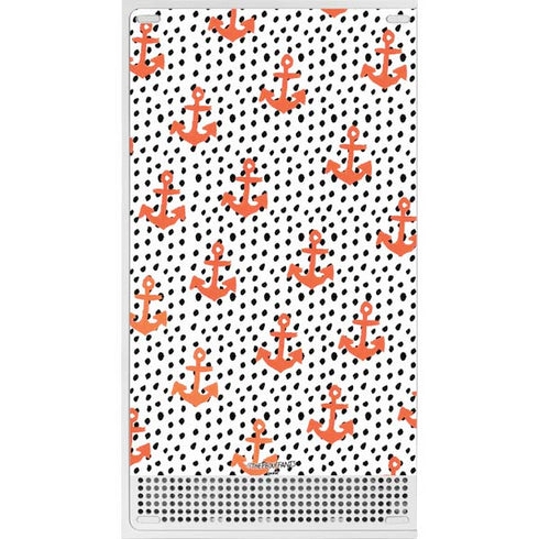 Bouffants and Broken Hearts Anchors and Dots Xbox Series S Skins