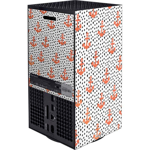 Bouffants and Broken Hearts Anchors and Dots Xbox Series X Bundle Skin
