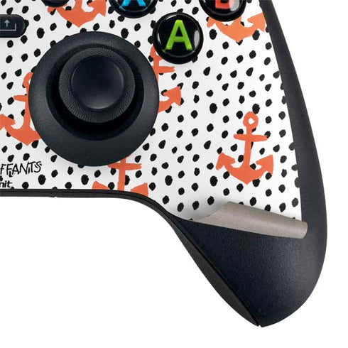 Bouffants and Broken Hearts Anchors and Dots Xbox Series X Controller Skin