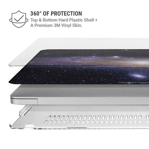 Andromeda Galaxy MacBook Air 15in (2023-2025) Case plus Skin
