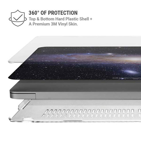 Andromeda Galaxy MacBook Pro 16in (2021-25) Case plus Skin