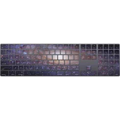 Andromeda Galaxy Magic Keyboard with Numeric Keypad Skin